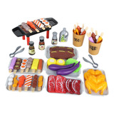 Bbq Grill Playset Toy Play Food Bbq Sets Barbacoa Camping