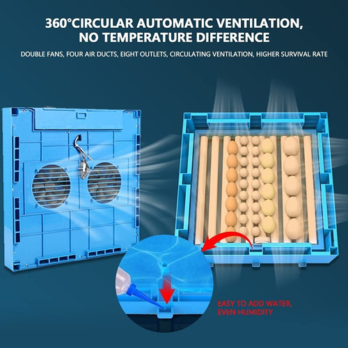 Auto Egg Incubator With Automatic Egg Turning And Humidity