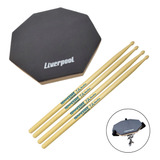 Pad Bateria Praticável 12' Com 2 Pares Baquetas 7a Liverpool