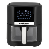 Freidora De Aire Kalorik Digital Con Ventana 4.8l 1500v Color Negro