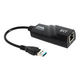 Cable Adaptador Ethernet A Usb 3.0 Irt Fx Color Negro