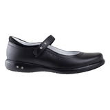 Zapato Escolar Para Niña Chabelo Piel C23-b Negro Originales