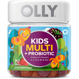 Olly Niños Kids 4+ Multivitamínico + Probióticos 70 Gomitas 