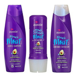  Kit Aussie Hidratação Shampoo +condicionador +máscara+frete