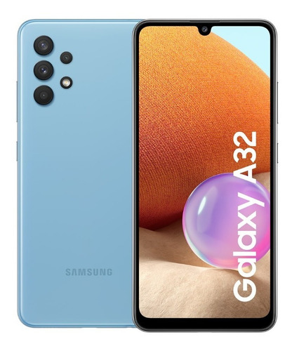 Celular Samsung Galaxy A32 128gb + 4gb Ram Nfc Liberado Azul