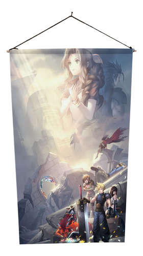 Banner Anime Final Fantasy Vii 70x40 Cm