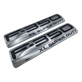 Emblemas Ford F350 Xl Super Duty Cromados Del 2005 Al 2010