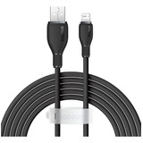 Cable Rápido Baseus De 2,4 A Para iPhone Usb Lightning De 2 M, Color Negro