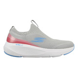 Tenis Skechers Dama Go Run Elevete 128320 Gris-rosa-rosa