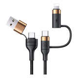 Cable De Carga Rapida Multiple Usb C Mjems Pd 60w Cable Tr