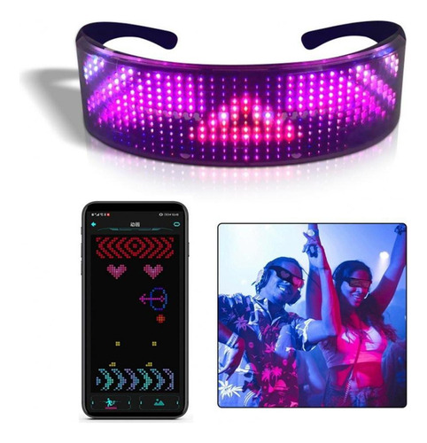 Gafas Mágicas Con Led Bluetooth Para Fiestas