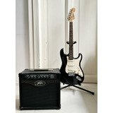 Guitarra Stratocaster Studio Y Amplificador Peavey Range 158