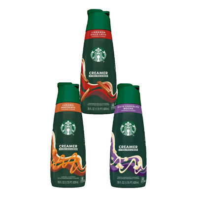 3 Botes De Crema Para Café Starbucks 3 Sabores 828ml C\u002Fu Usa | Envío gratis