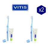 Cepillo Vitis Orthodontic Access + Mini Pasta Pack X2 Un