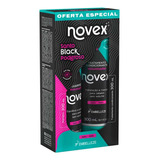Kit De Shampoo E Condicionador Novex Santo Black 