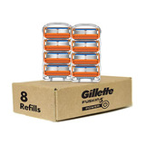 Gillette Fusion5 Power Mens Razor Blade Refills, 8 Unidades