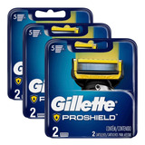 Repuesto Gillette Fusion Proshield 6 Unidades Originales!!