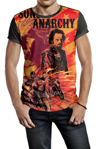 Camiseta Masculina Sons Of Anarchy Filhos Da Anarquia Ref186