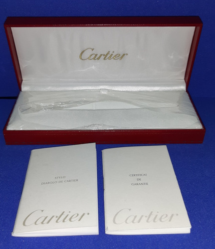 Caja Estuche Para Pluma Cartier Mod Cost0020 Con Manuales 