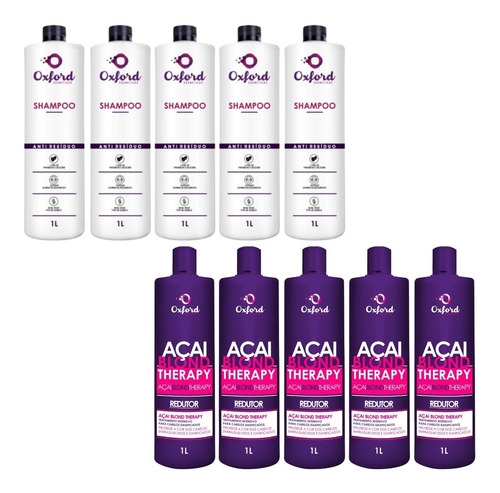 Kit 5 Progressivas Açai Blond Matizadora + Shampoo - Atacado