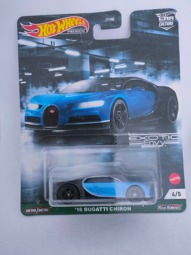 Hot Wheels Deportivo '16 Bugatti Chiron Coleccion Premium