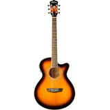 Guitarra Washburn Electroacustica Ea14 Afinador Ae-14