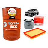 Cambio Aceite Total Mc3 5w30 4l + Kit Filtros Renault Kwid