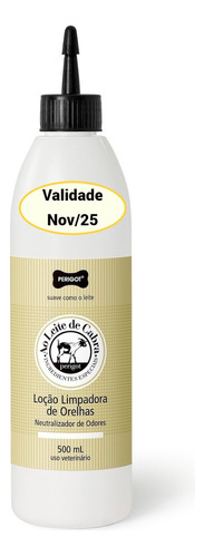 Loção Limpadora De Orelhas Perigot Leite De Cabra 500ml Pet