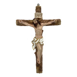 Crucifijo De Pared De 30 Cm, Cruz De Resina, Jesucristo