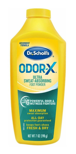 Dr Scholls Polvo Para Pies Odorx Ultra Absorbente