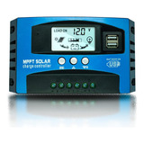 Controlador De Carga Solar Mppt 60a 12/24v Regulador