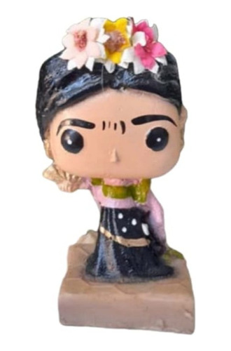 Maceta Artesanal Tipo Funko Pop Frida Kahlo