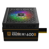 Kratos M1 600w Bronce Rgb Placa Base Sync Fuente De Alimenta