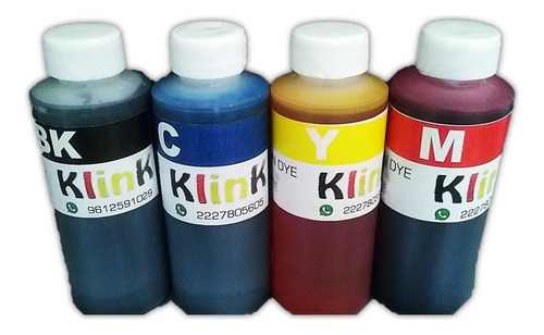 Kit 125ml Para Epson L3150 L395 L1210 L4150 L5290 L1110 