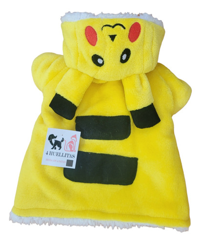 Disfraz Sudadera Pikachu Mascotas Perro Gato