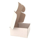 15 Mailbox 25x20x10 Cm Caja Para Envios Corrugado Blanco