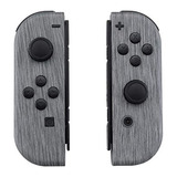 Carcasa Del Controlador De Mano Joycon Con Diseño De Plata