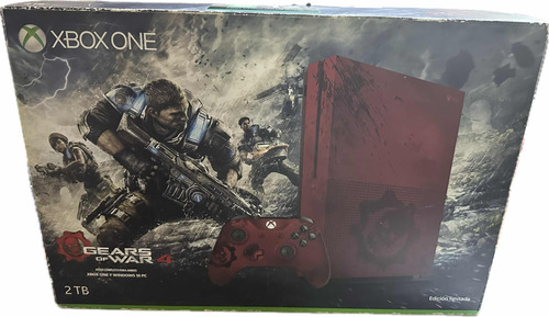 Consola Xbox One S Edición Gears Of War 4 2tb En Caja