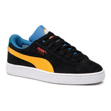 Puma Suede Garfield Jr Dark Cheddar Celandine 38455301 Niño