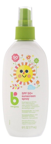 Protetor Solar Babyganics Spray Spf 50+ 177ml -importado Eua