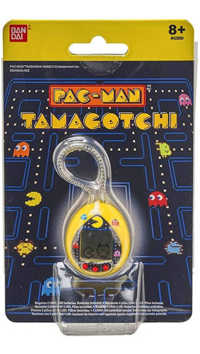 Tamagotchi Pacman Bandai Original, Mascota Virtual, Amarillo