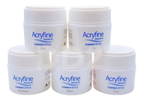 Polímeros Acryfine 30gr Uñas Esculpidas Acrílicas Nuevo