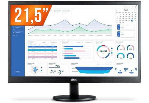 Monitor Aoc 21.5  Led Serie 70 E2270swhen