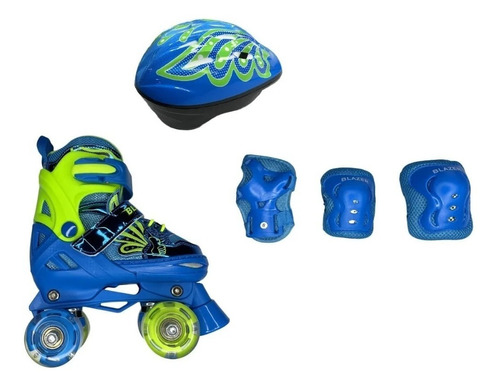 Patines Roller Luces Led Niños Tipo Soy Luna + Envio 
