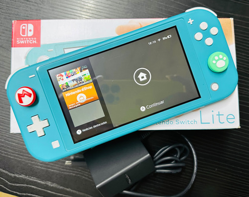 Nintendo Switch Lite Color Turquesa 32gb + Estuche