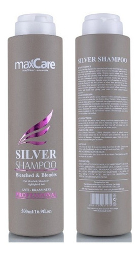 Maxcare® Shampoo Violeta Para Elimina Reflejo Amarillo 500ml