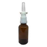 Atomizador Spray Nasal Vidrio Ámbar 30 Ml ( 50 Piezas)