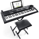 Organeta Teclado Piano Alesis Melody 61 Kit Completo 