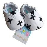 Pantufa Infantil Cruz Branca E Preta