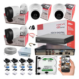 Cámaras De Seguridad Kit Cctv 2 Mpx Dahua Dvr 4ch + 4cámaras